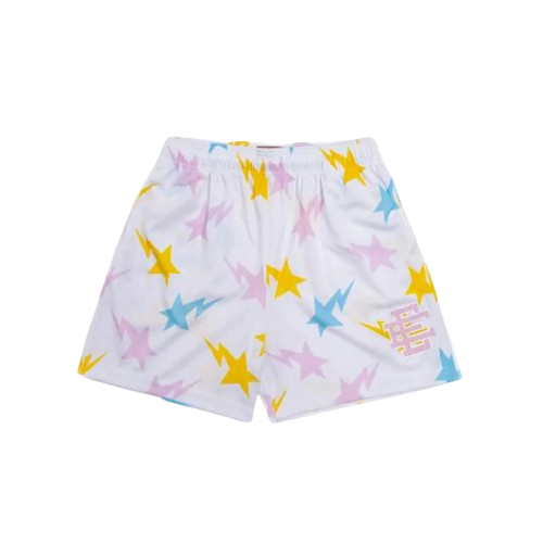 Eric Emanuel x Bape EE Basic Shorts ( White )